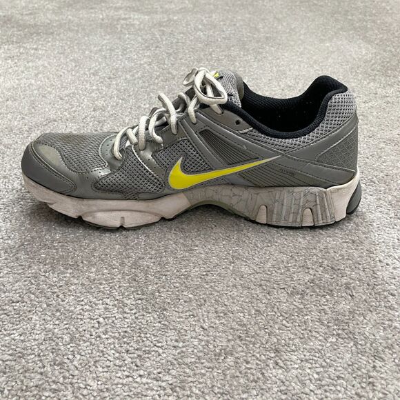 Nike Zoom Flywire Structure 14 Running Shoes Mens 11.5 Silver Gray Athletic Gym - Picture 10 of 16